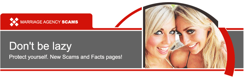 Marriage agency scams